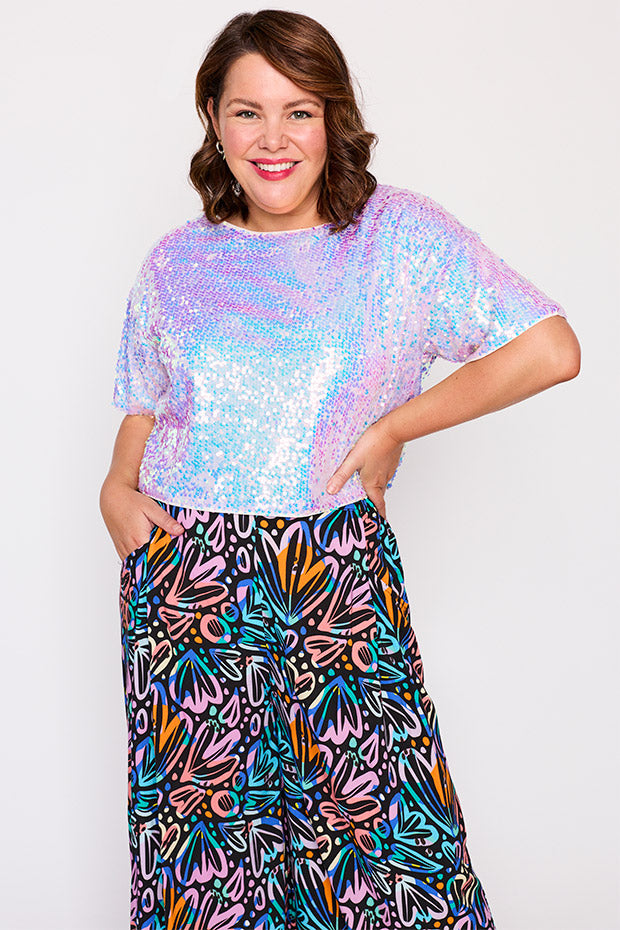 Astra Mermaid Sequin Top – Mermaid Sequin top