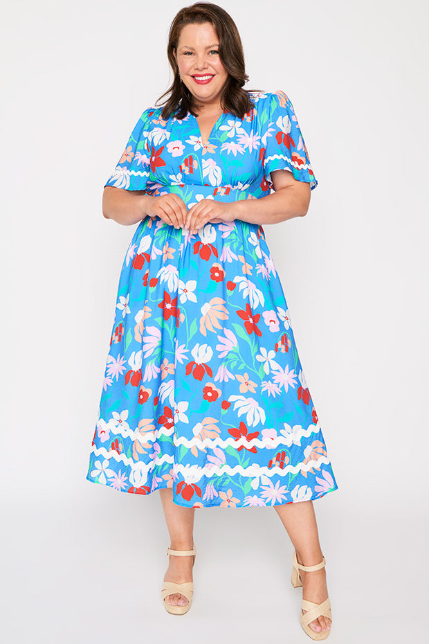 Lilian Fionas Flowers Dress – Fionas Flowers midi dress
