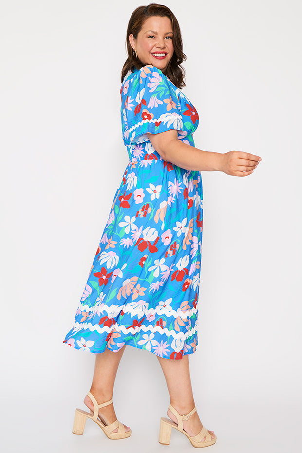 Lilian Fionas Flowers Dress – Fionas Flowers midi dress