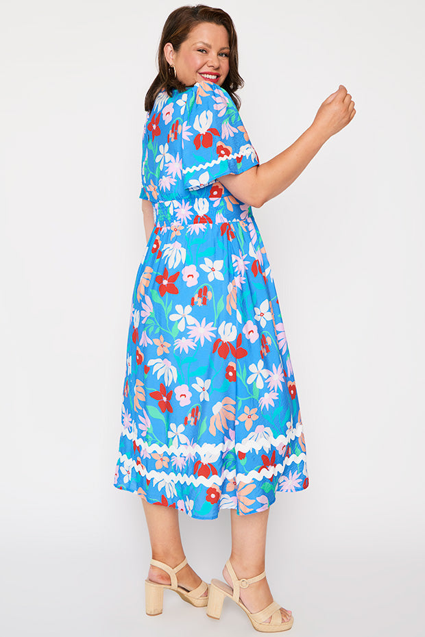 Lilian Fionas Flowers Dress – Fionas Flowers midi dress