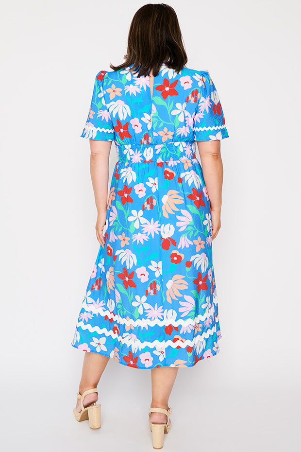Lilian Fionas Flowers Dress – Fionas Flowers midi dress