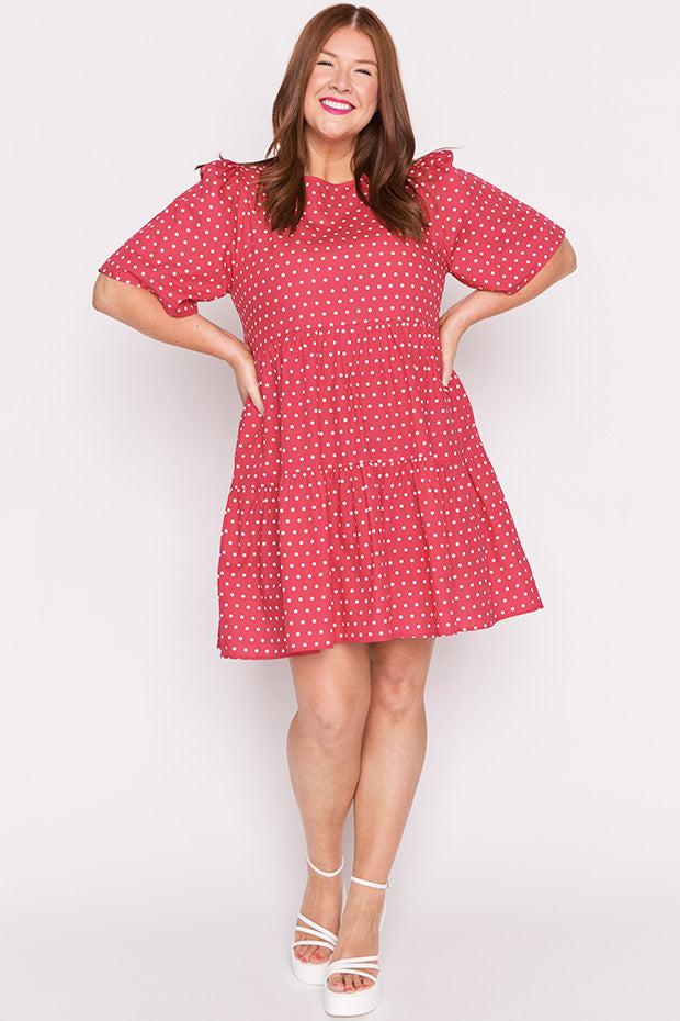 Isadora Cherry Spot Dress – Cherry Spot mini dress