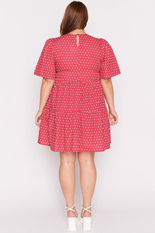 Isadora Cherry Spot Dress – Cherry Spot mini dress