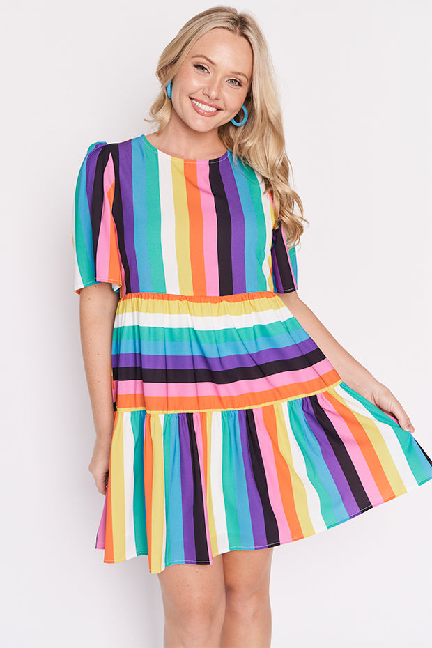 Jackson Kelly Stripe Dress – Kelly Stripe mini dress