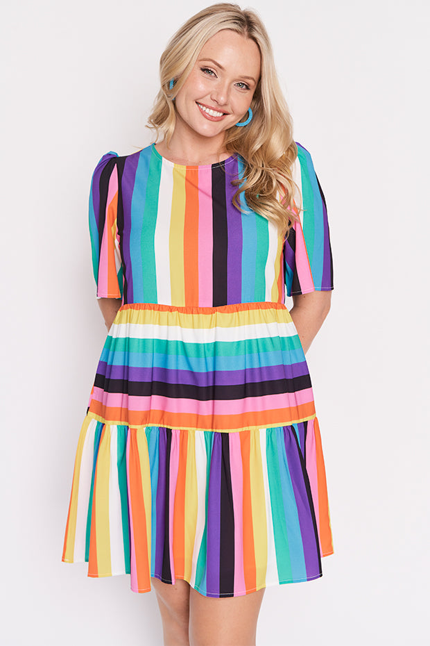 Jackson Kelly Stripe Dress – Kelly Stripe mini dress