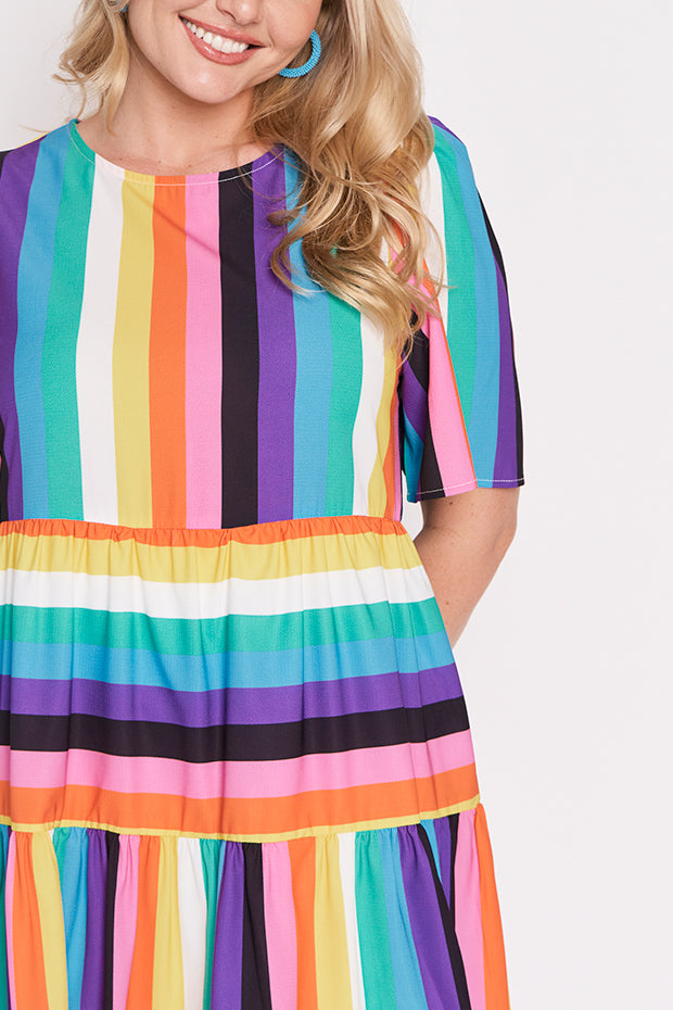 Jackson Kelly Stripe Dress – Kelly Stripe mini dress