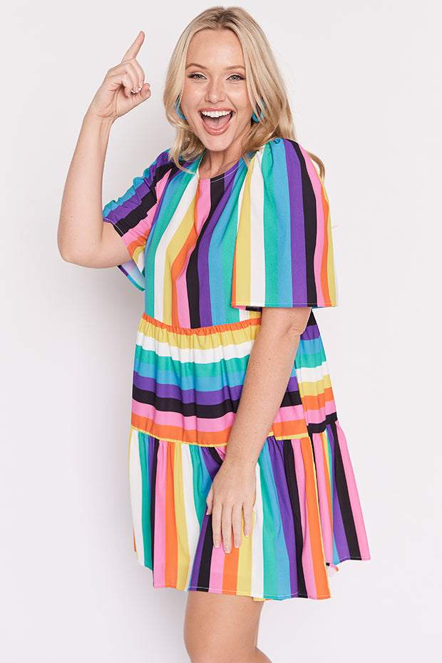 Jackson Kelly Stripe Dress – Kelly Stripe mini dress