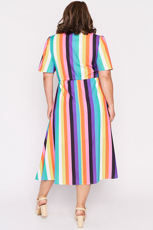 Marley Kelly Stripe Dress – Kelly Stripe midi dress