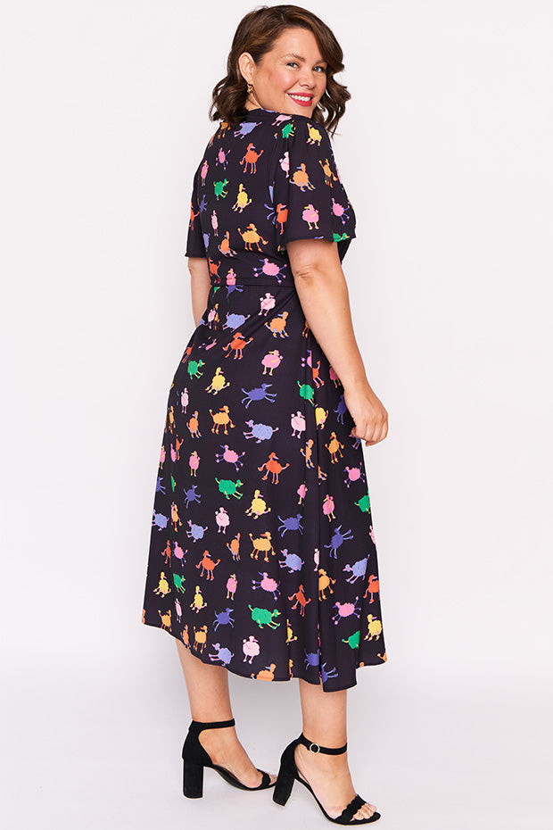 Marley Poodles Dress – Poodles midi dress