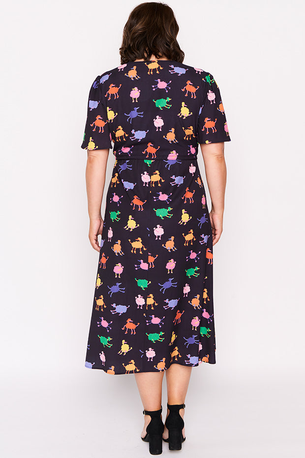 Marley Poodles Dress – Poodles midi dress