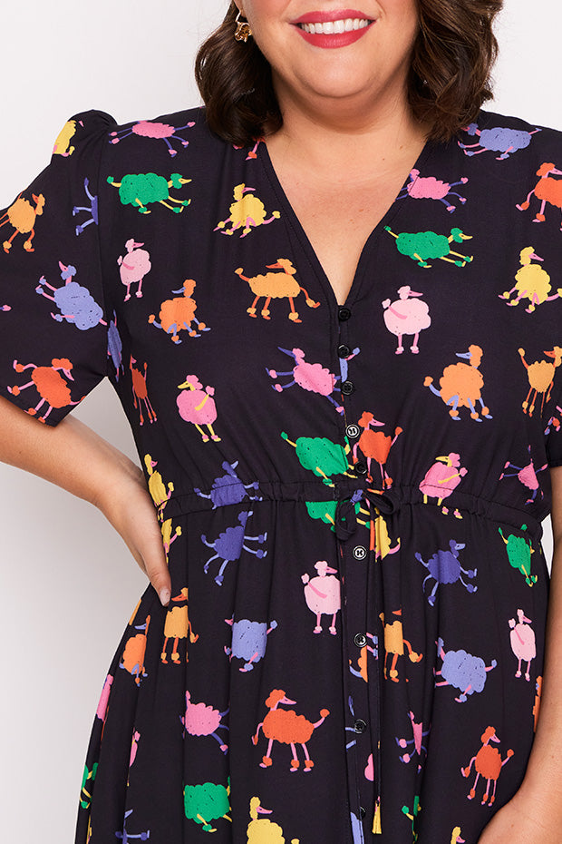 Marley Poodles Dress – Poodles midi dress