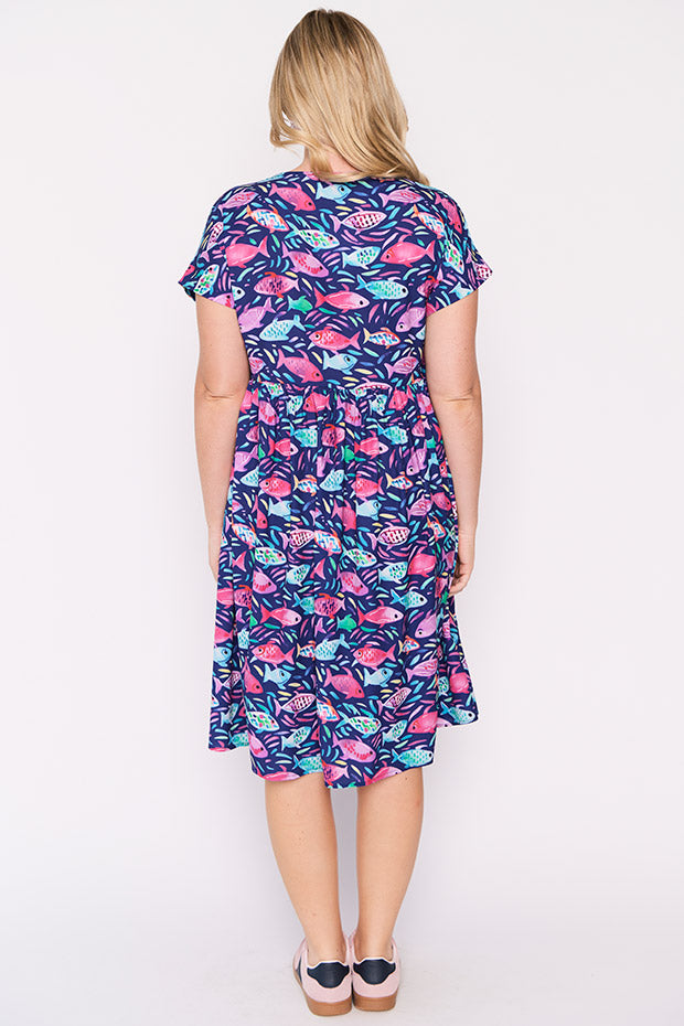 Bam Keep Swimming Dress – Keep Swimming midi dress