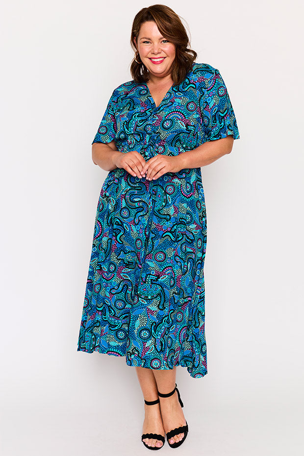 Michelle Totem Dress – Totem midi dress