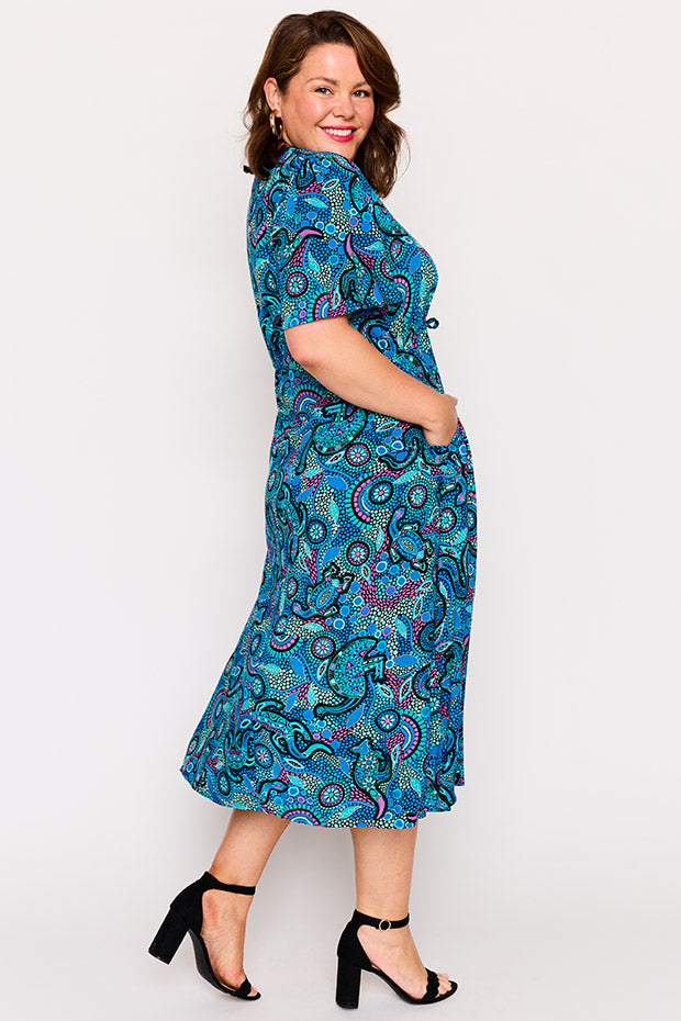 Michelle Totem Dress – Totem midi dress