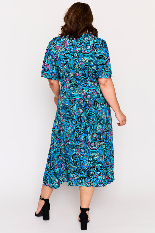 Michelle Totem Dress – Totem midi dress
