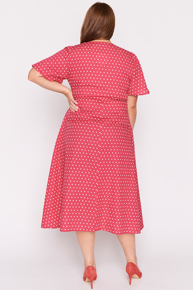 Marley Cotton Cherry Spot Dress – Cherry Spot midi dress