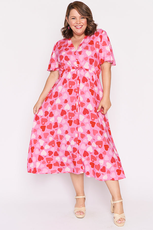 Michelle My Heart Dress – My Heart midi dress