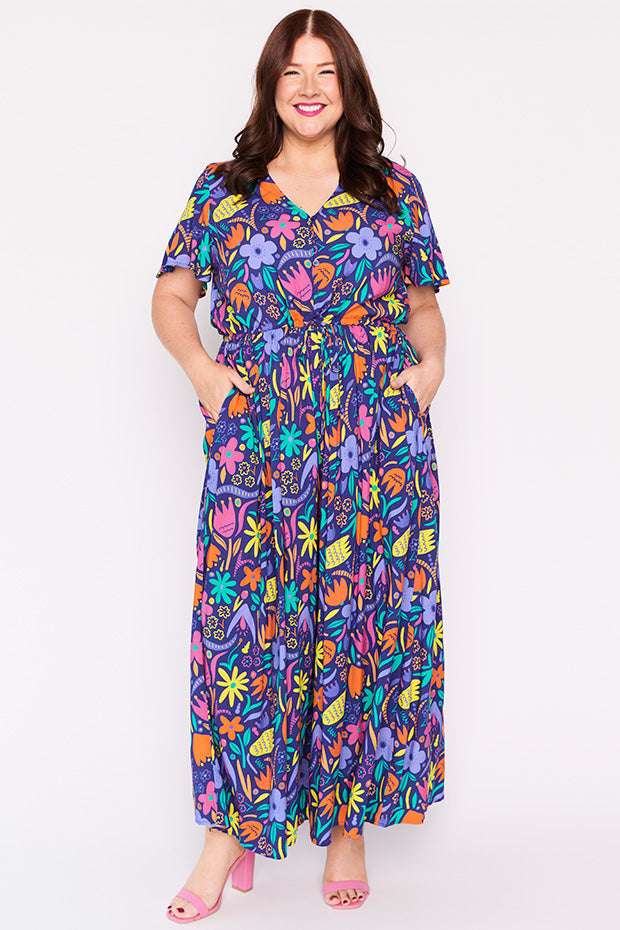 Juniper Springtime Flowers Jumpsuit – Springtime Flowers jumpsuit