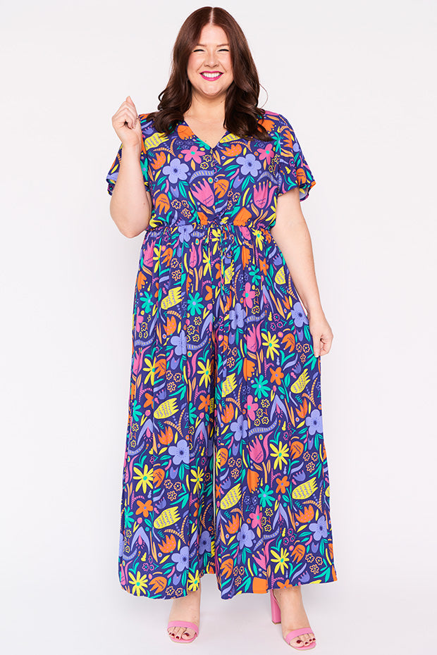 Juniper Springtime Flowers Jumpsuit – Springtime Flowers jumpsuit