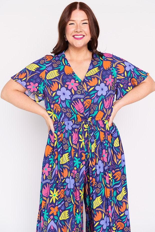 Juniper Springtime Flowers Jumpsuit – Springtime Flowers jumpsuit