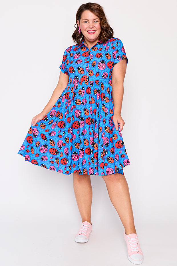 Frankie Ladybug Dress – Ladybug shirt dress
