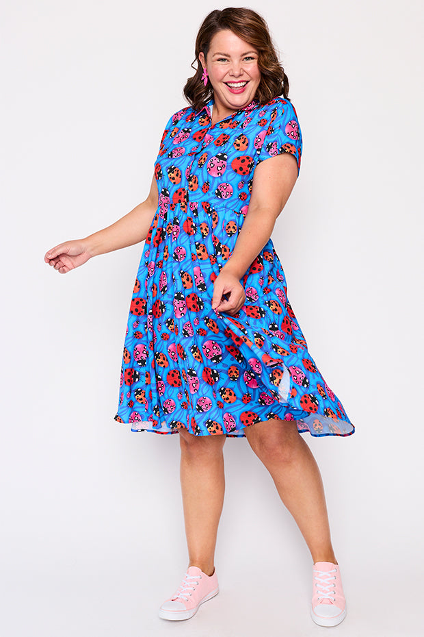 Frankie Ladybug Dress – Ladybug shirt dress