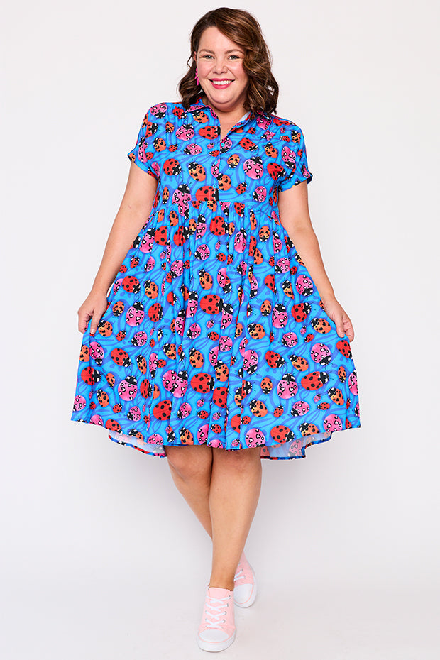 Frankie Ladybug Dress – Ladybug shirt dress