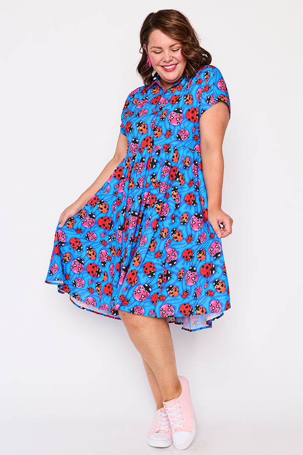 Frankie Ladybug Dress – Ladybug shirt dress