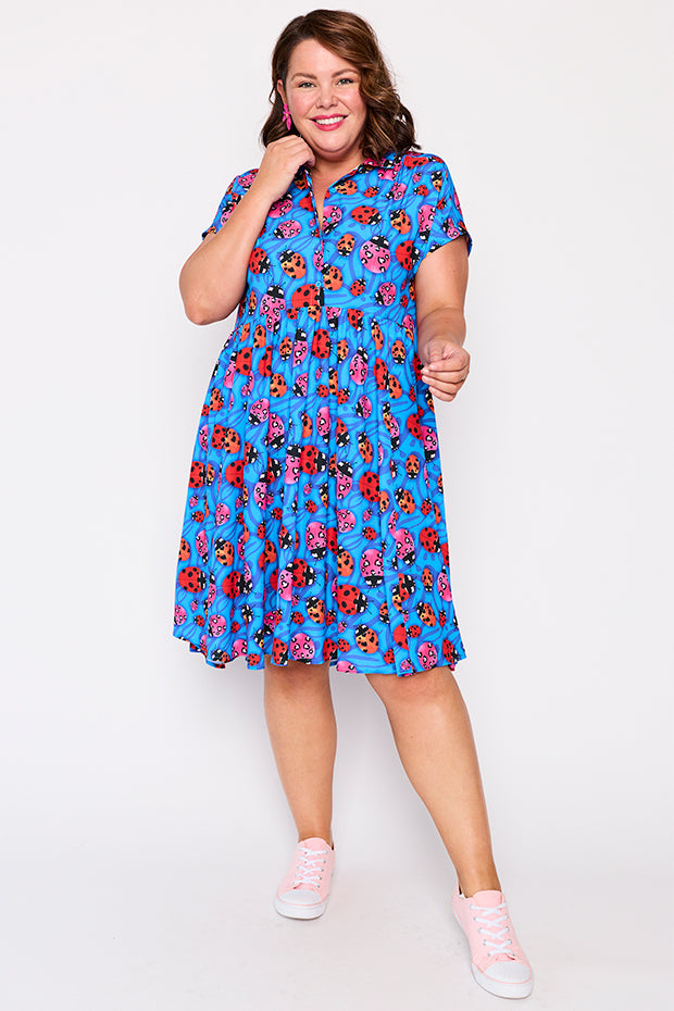 Frankie Ladybug Dress – Ladybug shirt dress
