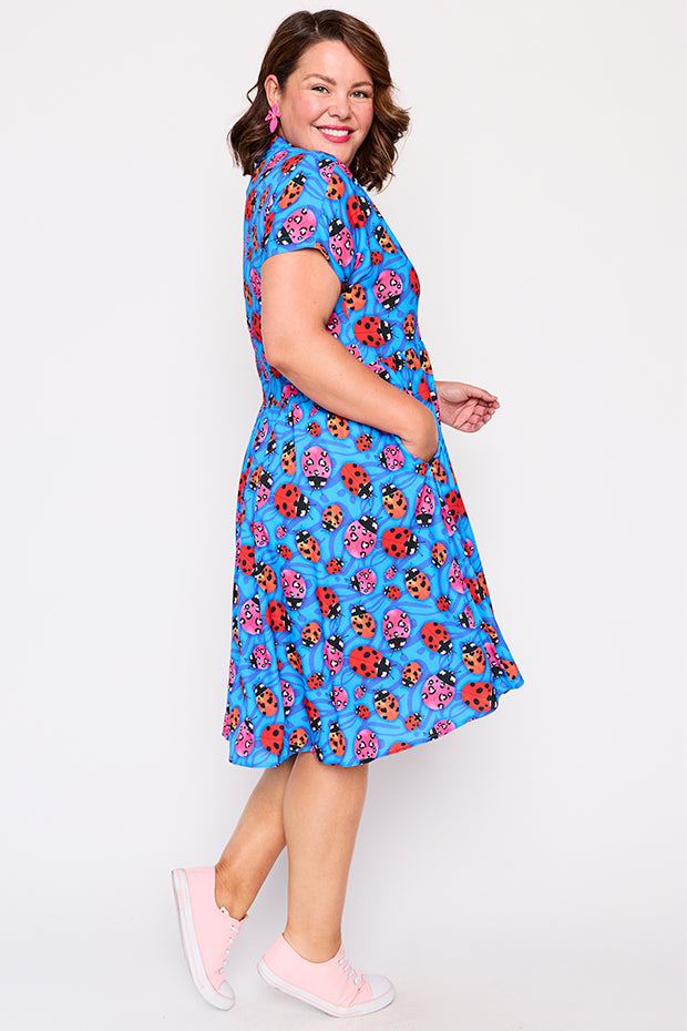 Frankie Ladybug Dress – Ladybug shirt dress