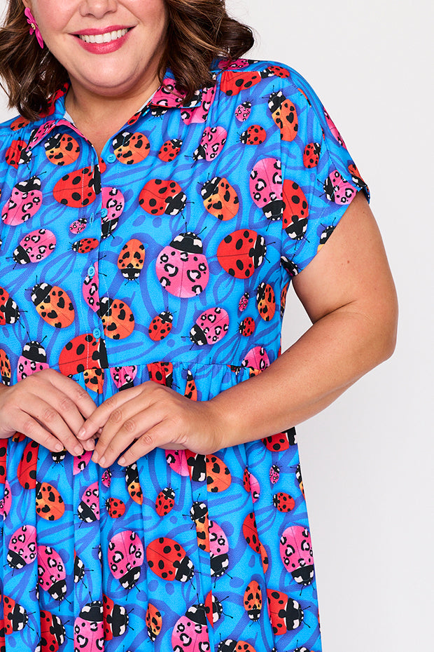 Frankie Ladybug Dress – Ladybug shirt dress