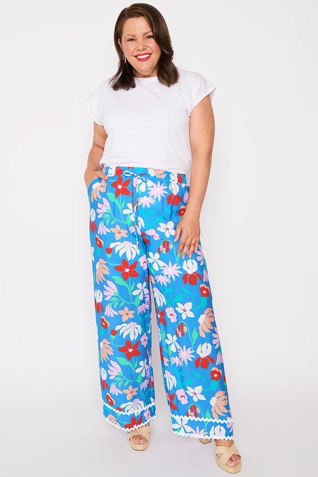 Mariah Fionas Flowers Pant – Fionas Flowers wide leg pants
