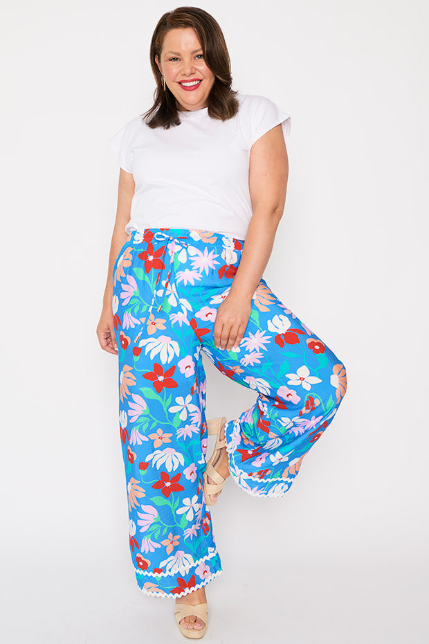 Mariah Fionas Flowers Pant – Fionas Flowers wide leg pants