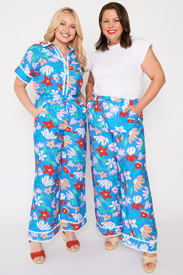 Mariah Fionas Flowers Pant – Fionas Flowers wide leg pants