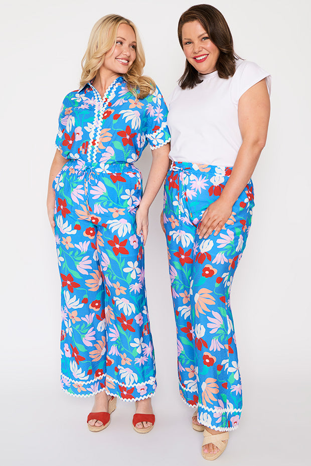 Mariah Fionas Flowers Pant – Fionas Flowers wide leg pants