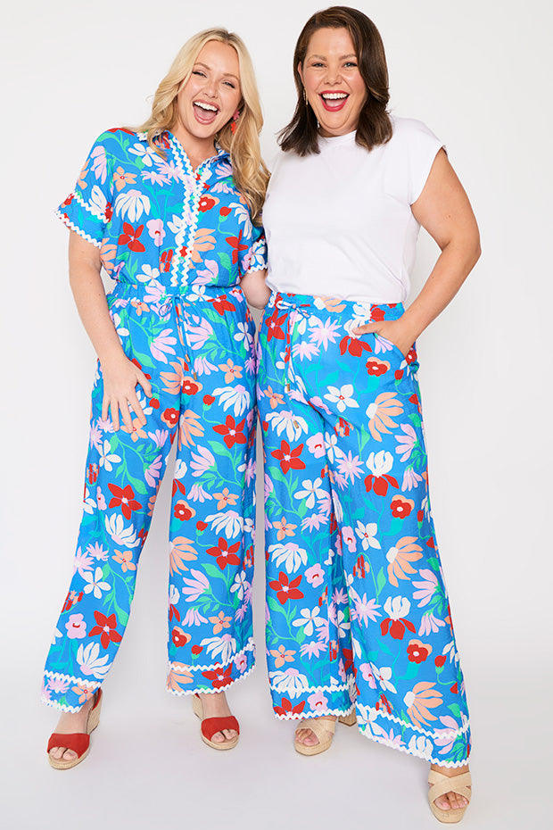 Mariah Fionas Flowers Pant – Fionas Flowers wide leg pants