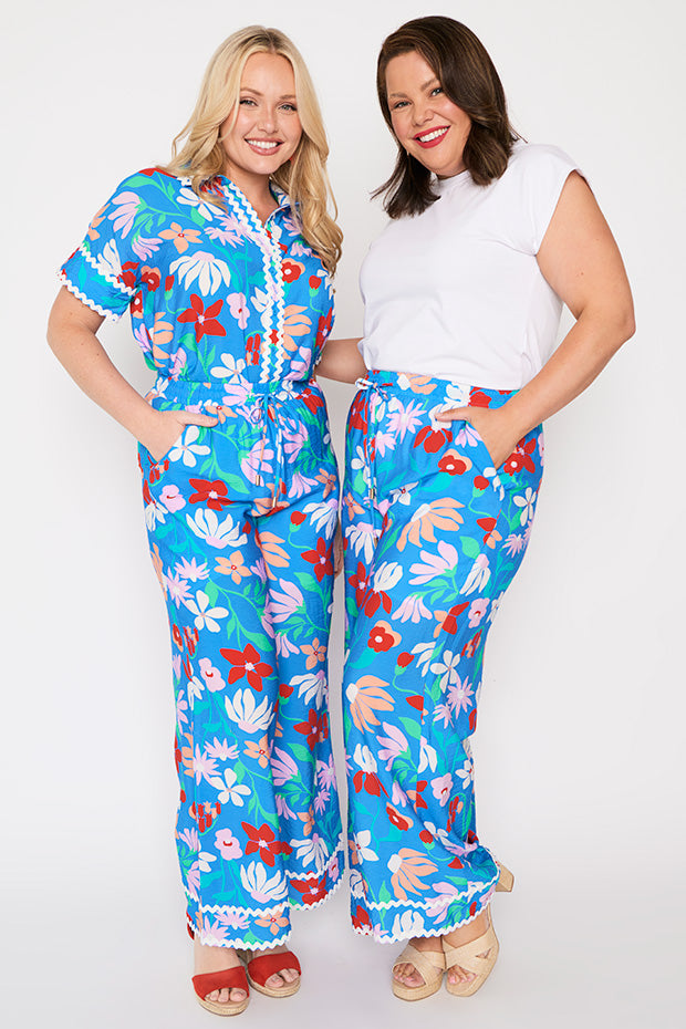 Mariah Fionas Flowers Pant – Fionas Flowers wide leg pants