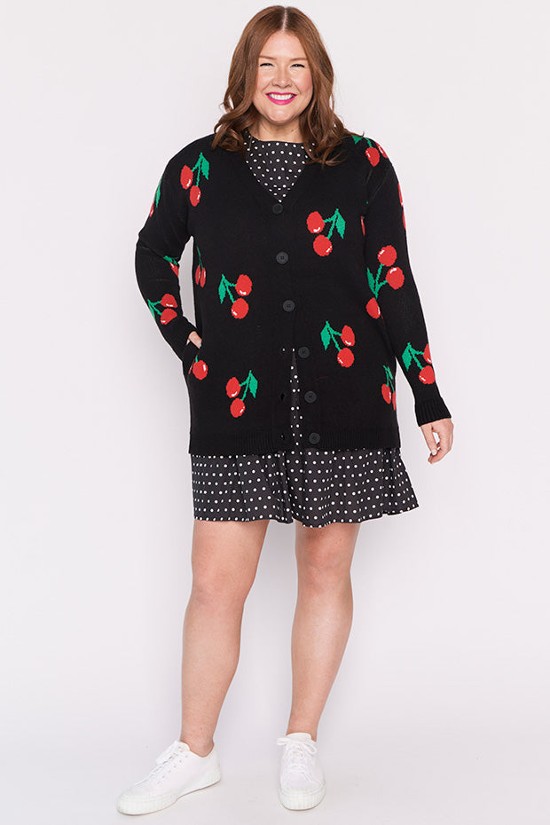 Annalise Black Cherry Cardi – Black Cherry cardigan