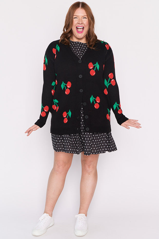 Annalise Black Cherry Cardi – Black Cherry cardigan