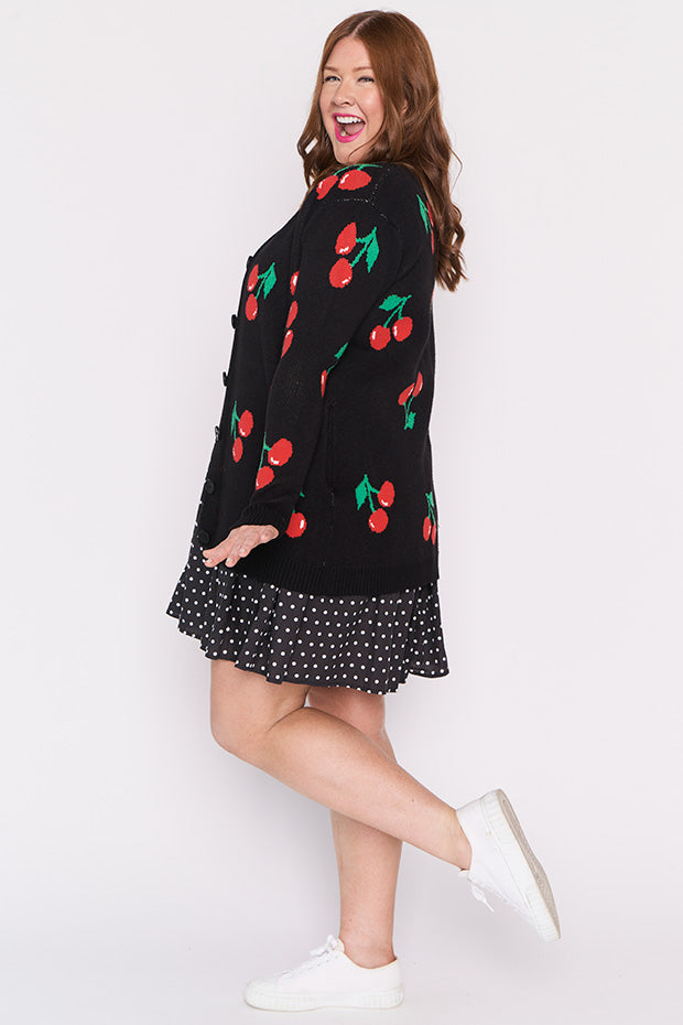 Annalise Black Cherry Cardi – Black Cherry cardigan