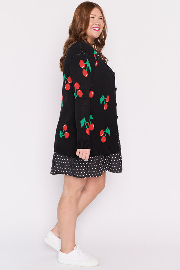 Annalise Black Cherry Cardi – Black Cherry cardigan
