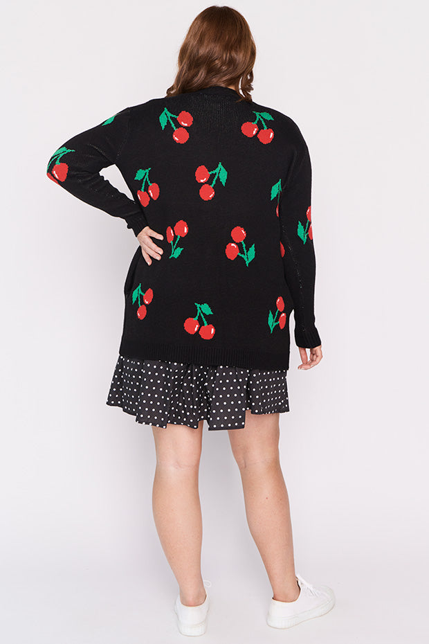 Annalise Black Cherry Cardi – Black Cherry cardigan