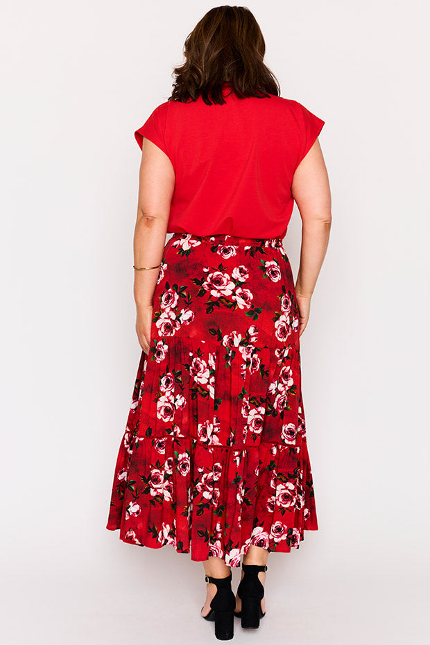 Alexandra Cherry Rose Skirt – Cherry Rose maxi skirt