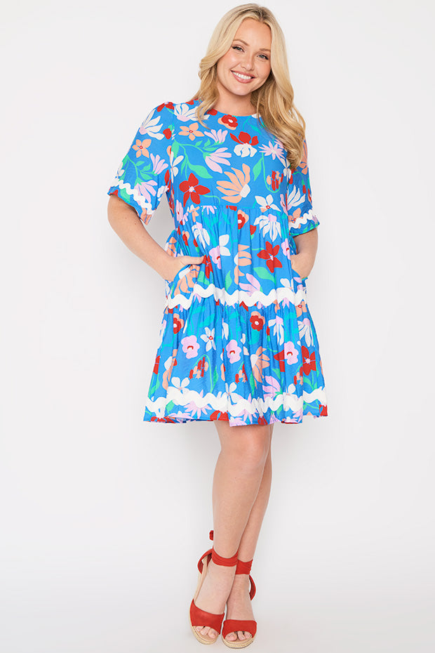 Tamisha Fionas Flowers Dress – Fionas Flowers mini dress