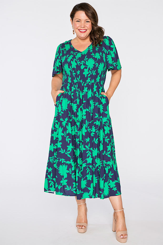 Lynette Green Ivy Dress – Green Ivy maxi dress