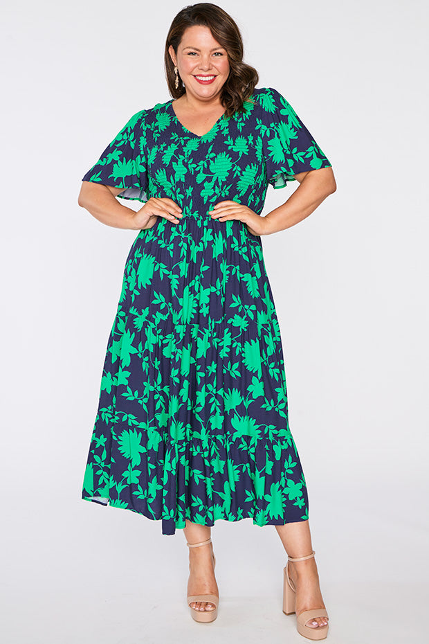 Lynette Green Ivy Dress – Green Ivy maxi dress