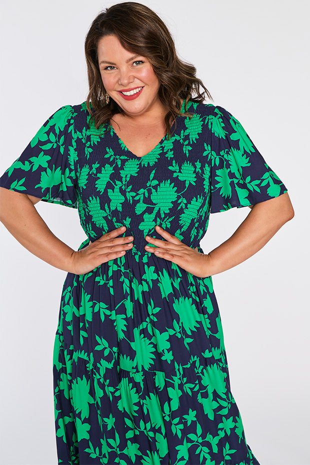 Lynette Green Ivy Dress – Green Ivy maxi dress