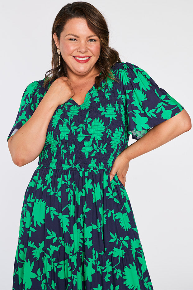 Lynette Green Ivy Dress – Green Ivy maxi dress