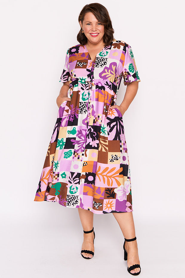 Mary Petal Parade Dress – Petal Parade midi dress