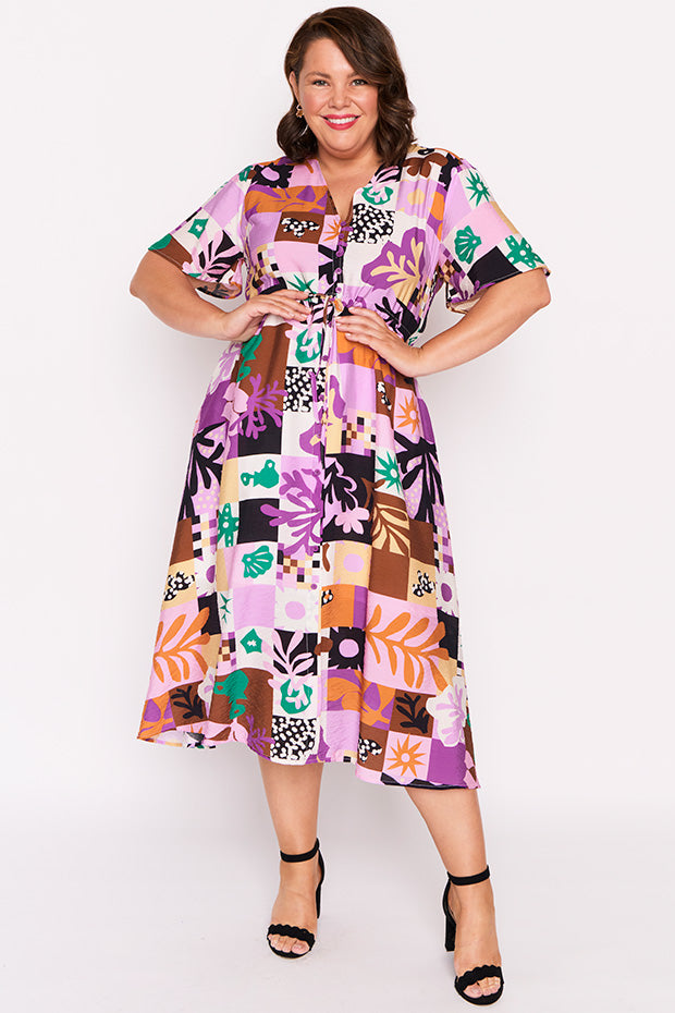 Mary Petal Parade Dress – Petal Parade midi dress